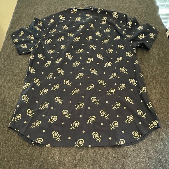 Ben Sherman Short Sleeve Mens Shirt Flower design D - Picture 2 of 5
